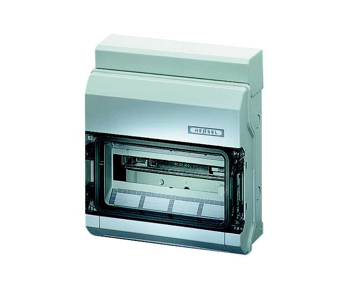 Hensel - SIKR.SKAP KV 9112, 12 MOD. 1 REKKE, 333X295X129MM