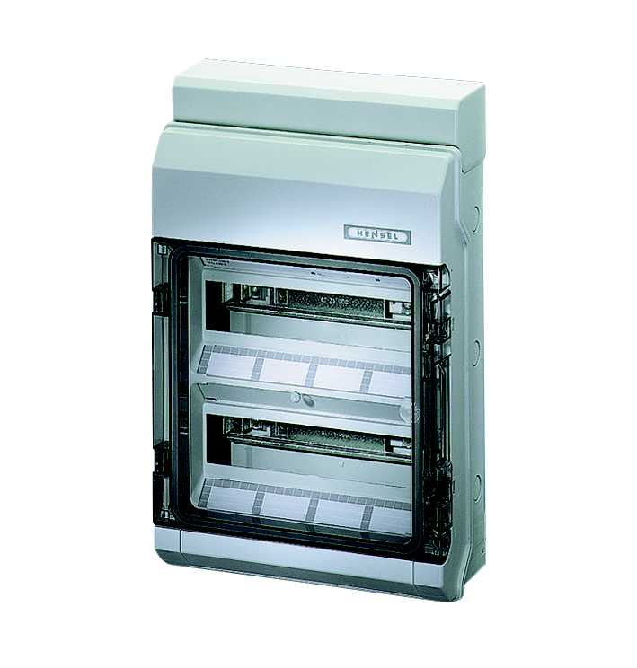 Hensel - SIKR.SKAP KV 9224, 24 MOD. 2 REKKER, 458X295X129MM