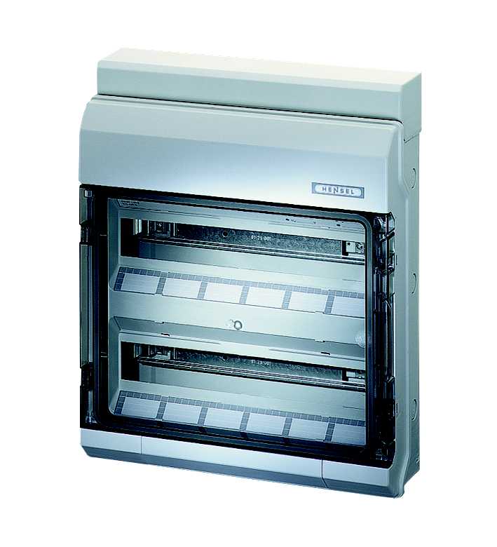 Hensel - SIKR.SKAP KV 9236, 36 MOD. 2 REKKER, 483X403X129MM
