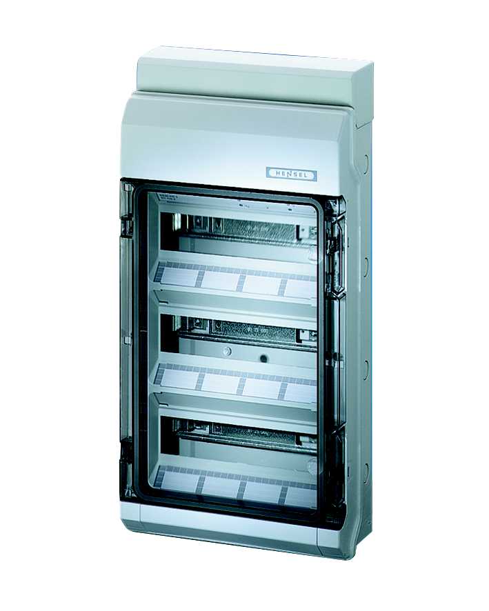 Hensel - SIKR.SKAP KV 9336, 36 MOD. 3 REKKER, 583X295X129MM