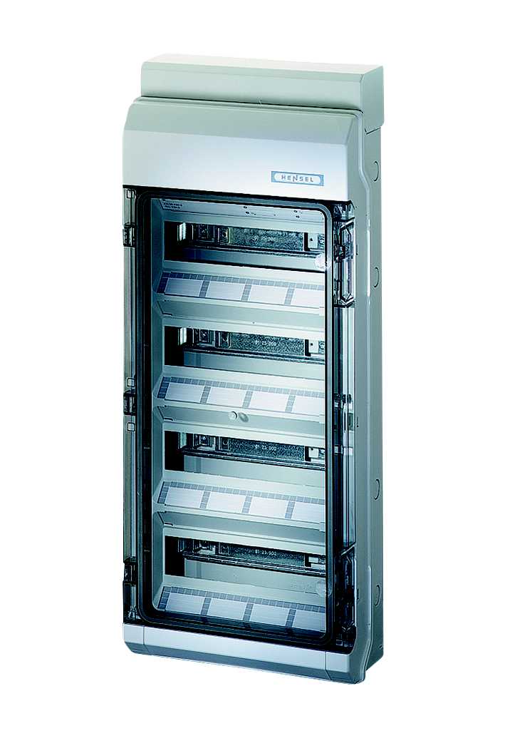 Hensel - SIKR.SKAP KV 9448, 48 MOD. 4 REKKER, 708X295X129MM