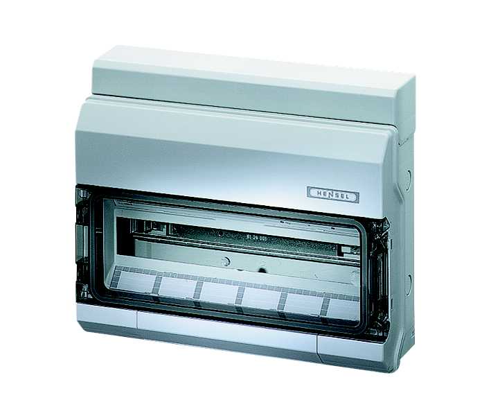HellermanTyton - HENSEL KV AUTOMATSIKRINGSSKAP, IP 54