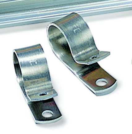 HellermanTyton - P-clips Alu. kabel-Ø 12,7mm