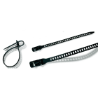 HellermanTyton - Strips Softfix 340x11mm Sort