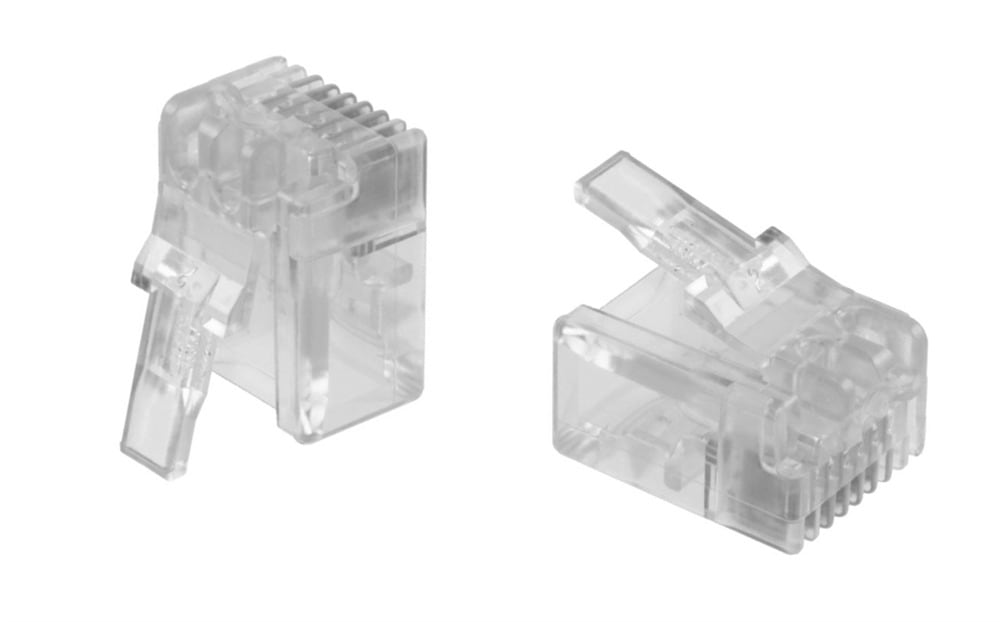 Commscope - MODULAR PLUGG RJ12 6/6 RUND FLERTRÅD