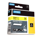 Dymo - Merketape Dymo Flex 12mm s/gul Nylon