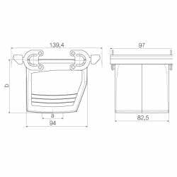 Weidmueller - HDC 32B KBU 1M40G