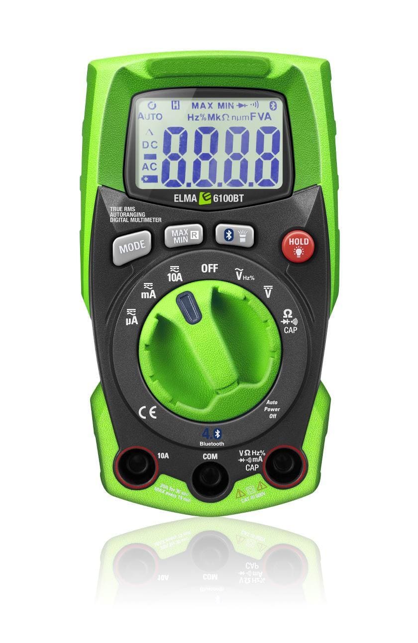 Elma - Elma 6100BT IP65 sann RMS Multimeter med Bluetooth