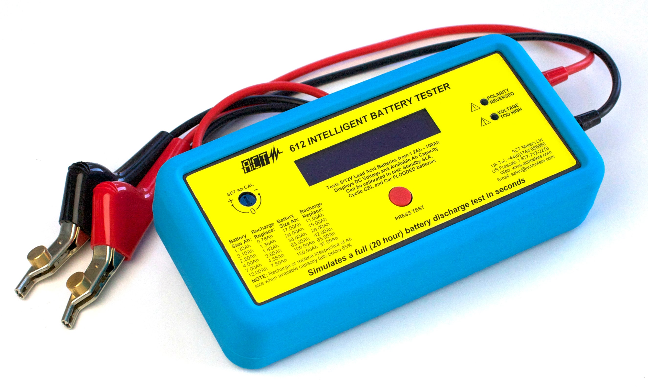 Elma - Elma ACT612 - Intelligent batteritester