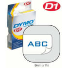 Dymo - D1 9MM BLÅ/HVIT