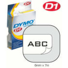 Dymo - D1 6MM SORT/HVIT