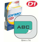 Dymo - D1 12MM SORT/GRØNN