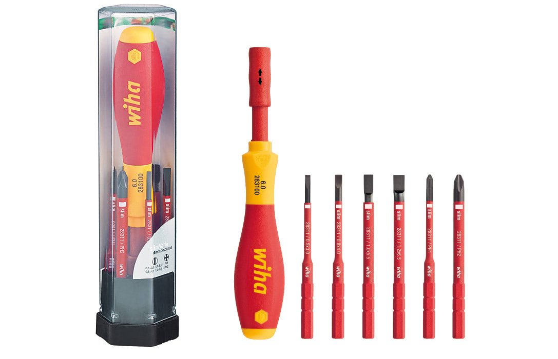 Wiha - SKRUTREKKERSETT 1000V 34733 Slim Vario Wiha