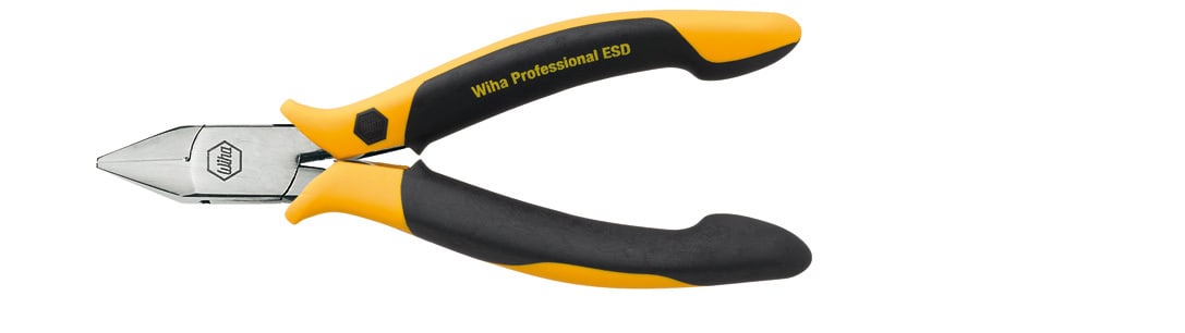 Wiha - Elektronikk avbiter 115mm ESD m/fjær 26821 Flush cut