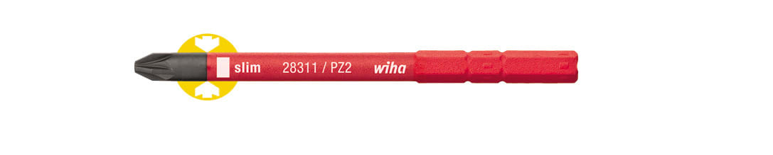 Wiha - Bits SlimVario PZ2x75mm 1000V 2831-12 34586