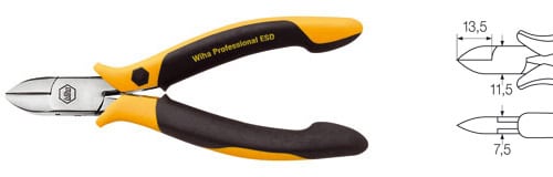 Wiha - Sideavbiter ESD 115mm