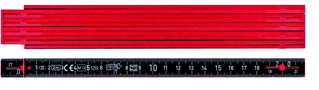 Wiha - Meterstokk 2meter 37067 glassfiber Composite