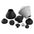 Trelleborg - MEMBRANNIP GET 10-14 SORT M25 IP67 METRISK EPDM GUMMI