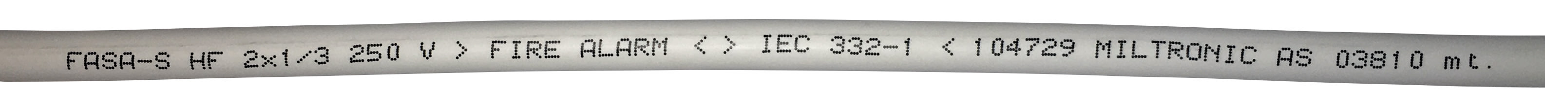 Miltronic - FASA-S-HF 2x1mm2