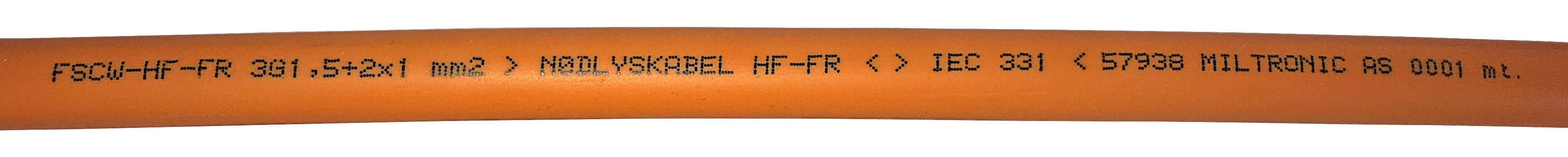 Miltronic - FSCW-HF-FR 3G1,5+2x1mm2 IEC331