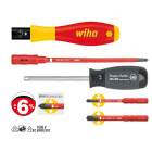 Wiha - Momenttrekkersett 1000V 38074 1-5Nm 2 KLINGER PZ1+2