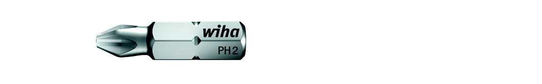 Wiha - Bits 25mm PH2 Boks 10stk 24733 Industri