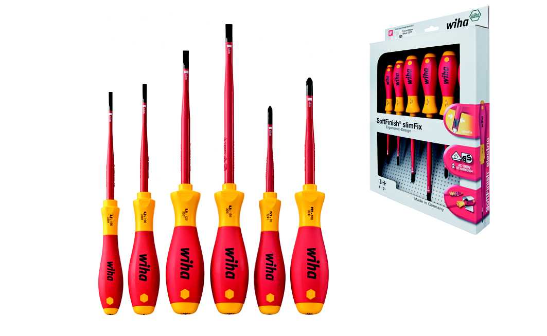 Wiha - SKRUTREKKERSETT 6STK 1000V 36455 4XSPOR 2XPZ SLIM