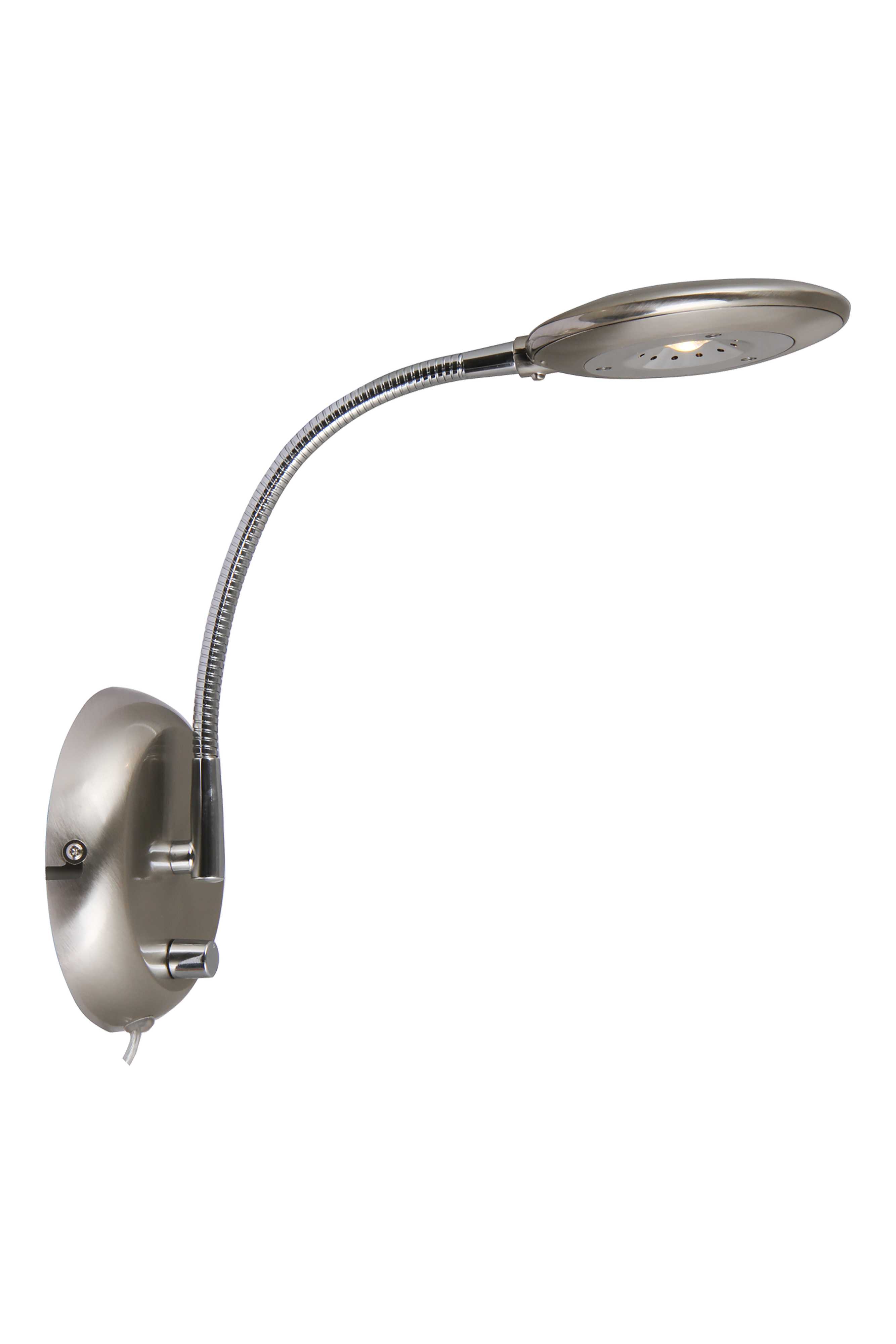 Aneta Lighting - MOTO vegglampe stål/krom, LED 7W