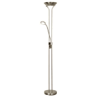 Aneta Lighting - NICE gulvuplight stål, LED 20W + 5W