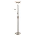 Aneta Lighting - CANNES gulvuplight stål, LED 28W + 5W