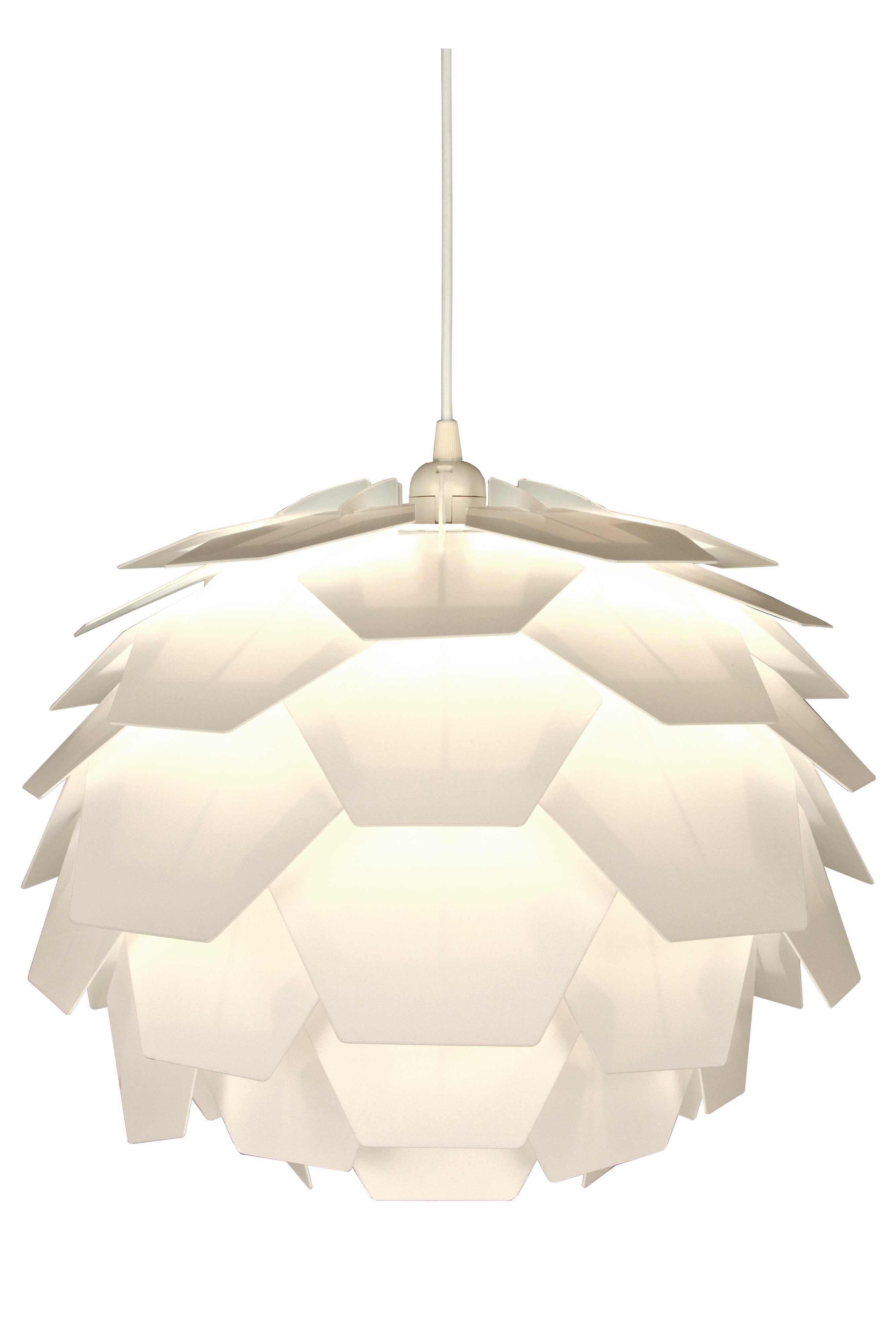 Aneta Lighting - CARPATICA taklampe Ø410 hvit, E27
