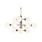 Aneta Lighting - FIDELIO taklampe 12-arm krom/vit, G9 33W
