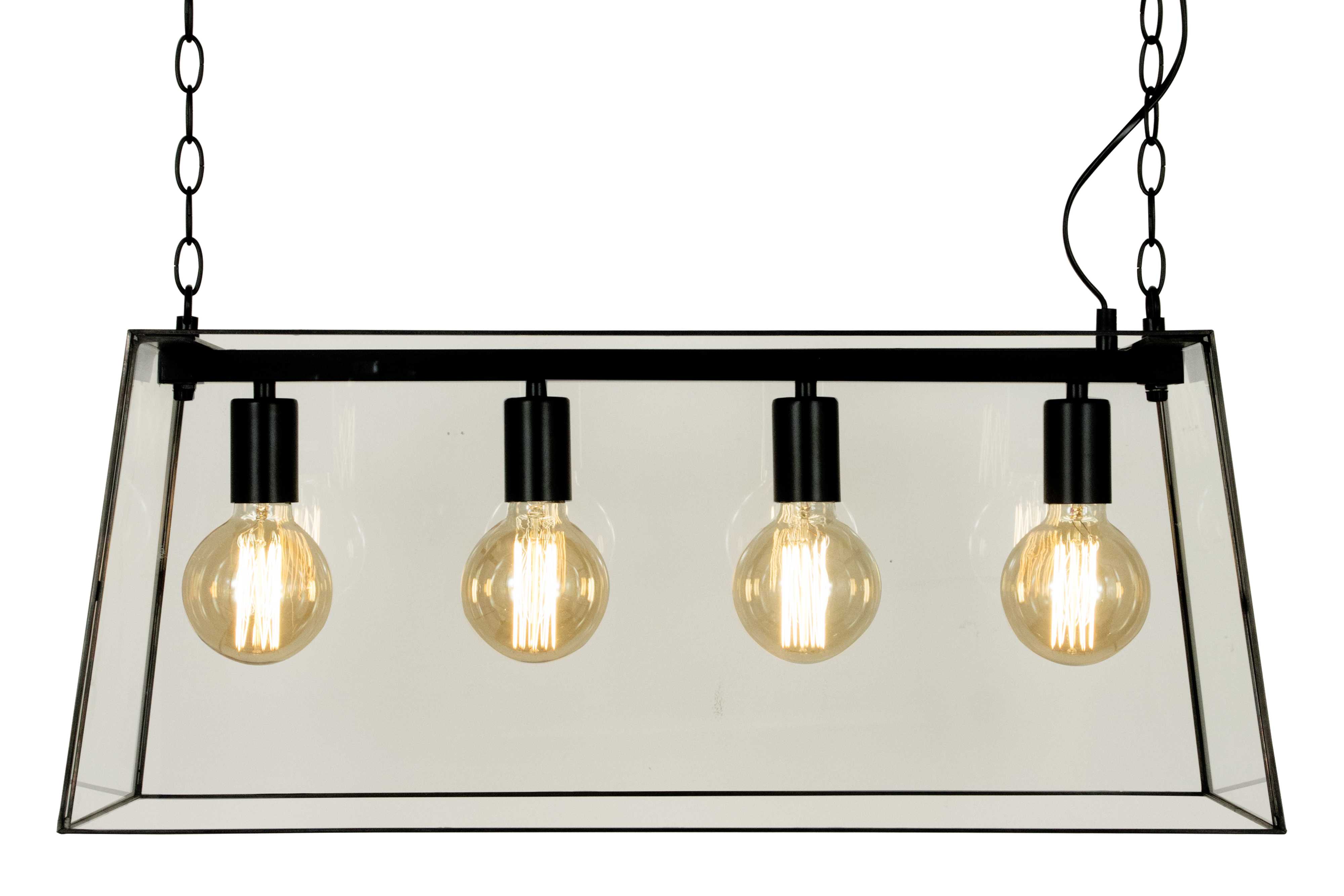 Aneta Lighting - DIPLOMAT taklampe SVART 4xE27 PENDEL