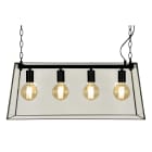 Aneta Lighting - DIPLOMAT taklampe SVART 4xE27 PENDEL
