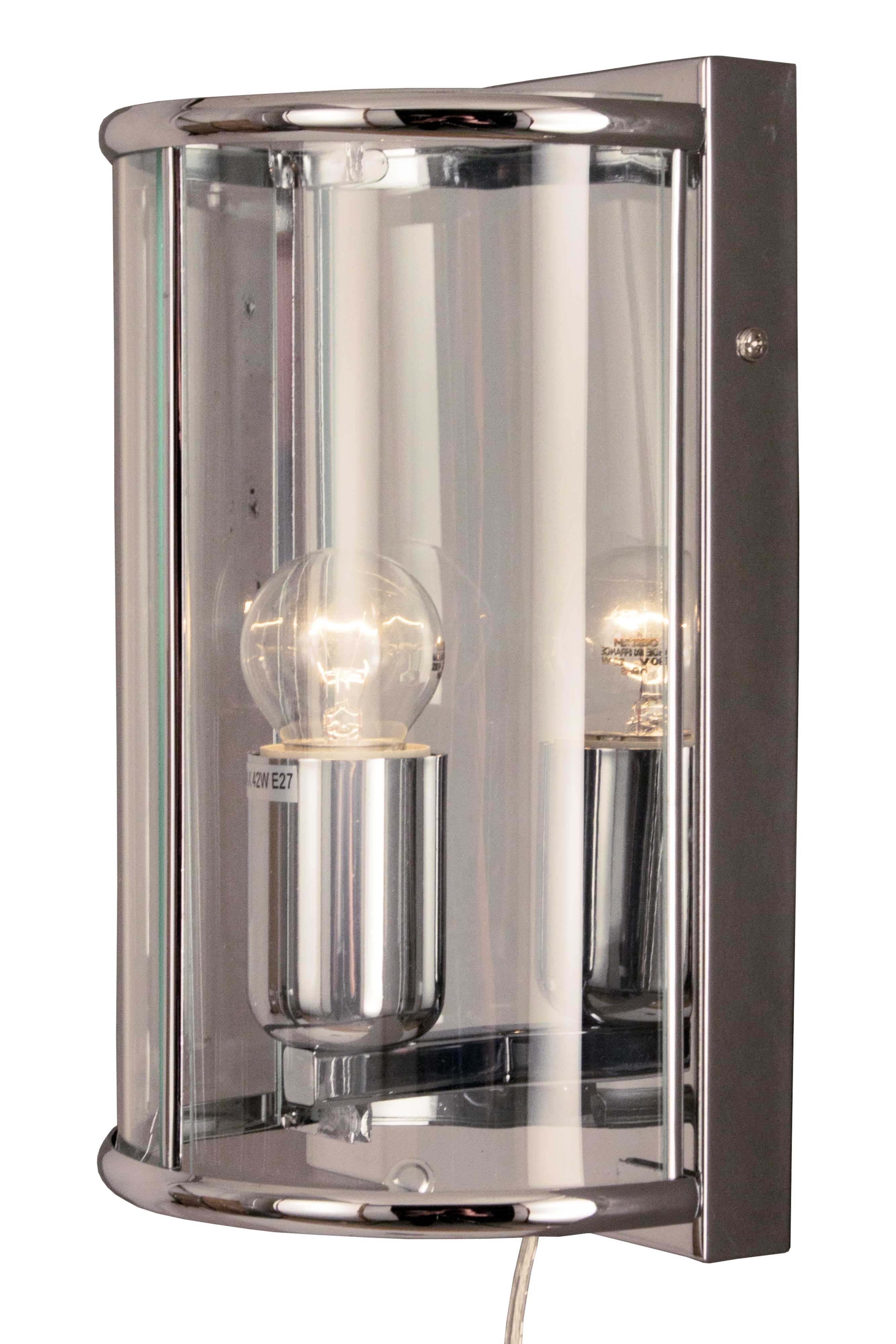 Aneta Lighting - BUDGIE vegglampe krom, E27