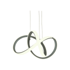 Aneta Lighting - KRUMELUR taklampe silvergrå, LED 44W