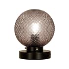 Aneta Lighting - FLORY bordlampe lav svart/røk, E14
