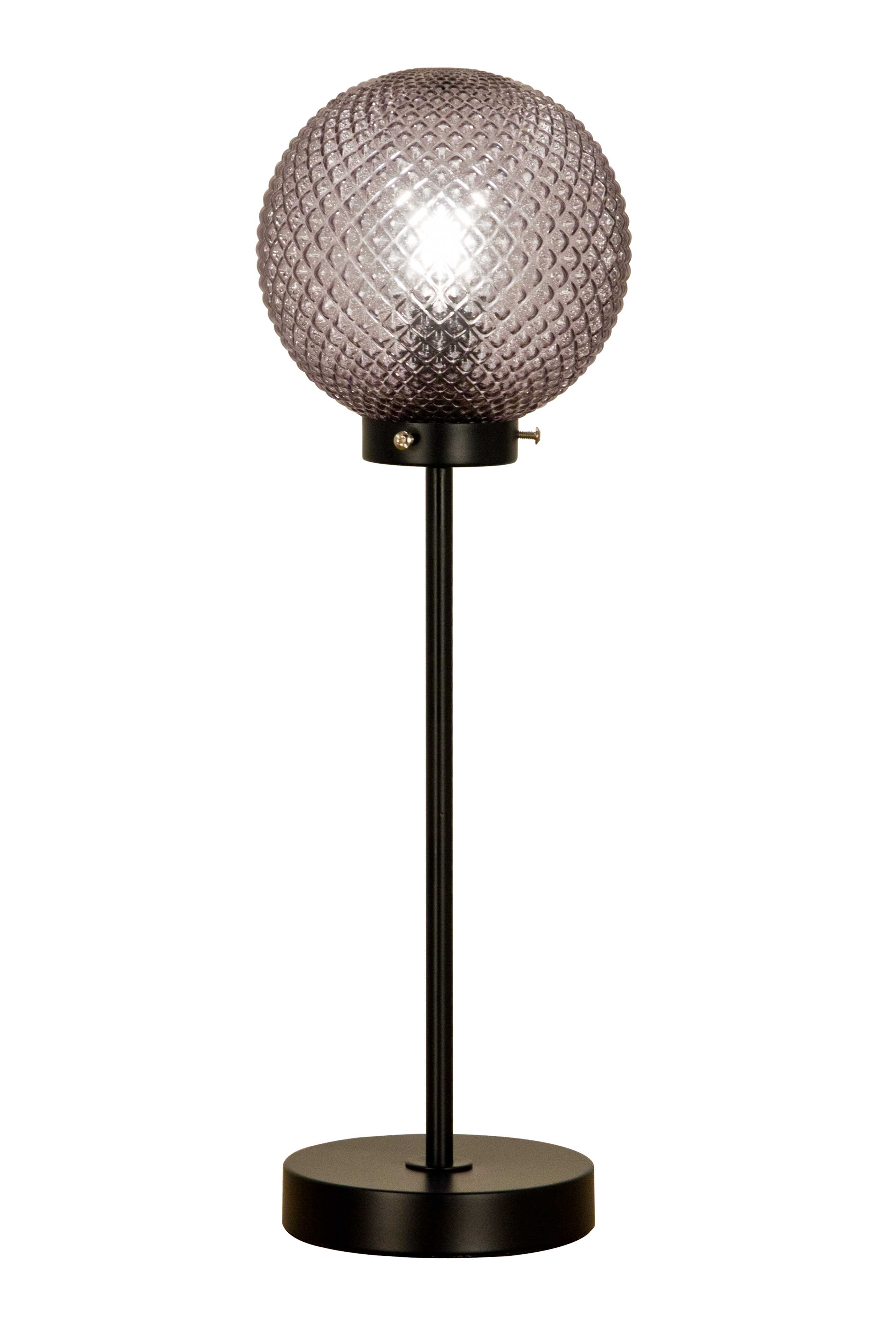 Aneta Lighting - FLORY bordlampe høy svart/røk, E14