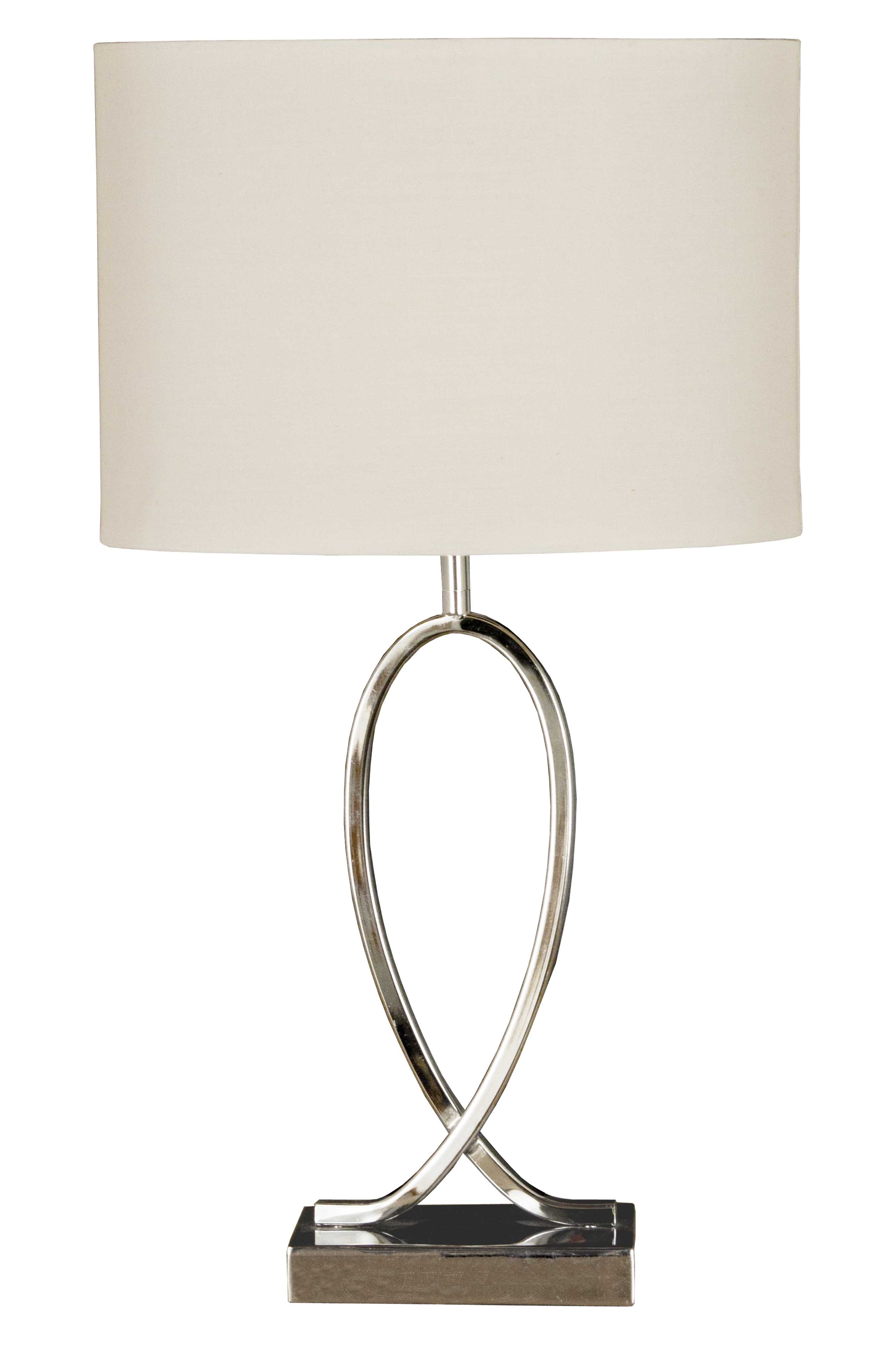 Aneta Lighting - POSH BORDLAMPE KROM/VIT