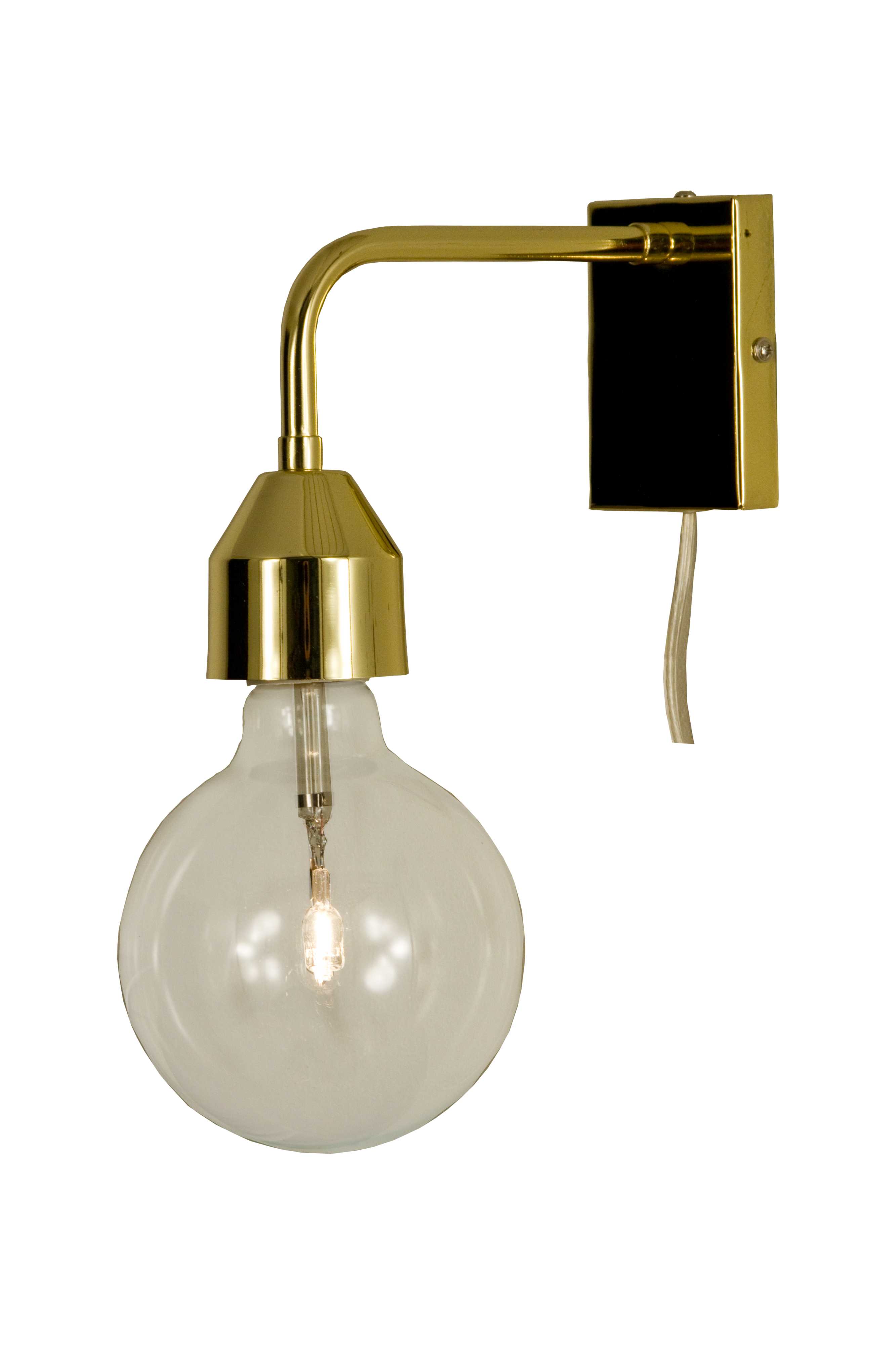 Aneta Lighting - FLYNN vegglampe messing, E27