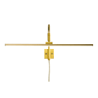 Aneta Lighting - MIRO maleribelysning gull, LED 5W