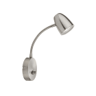 Aneta Lighting - SANDNES vegglampe stål m/dimmer, max 6W GU10