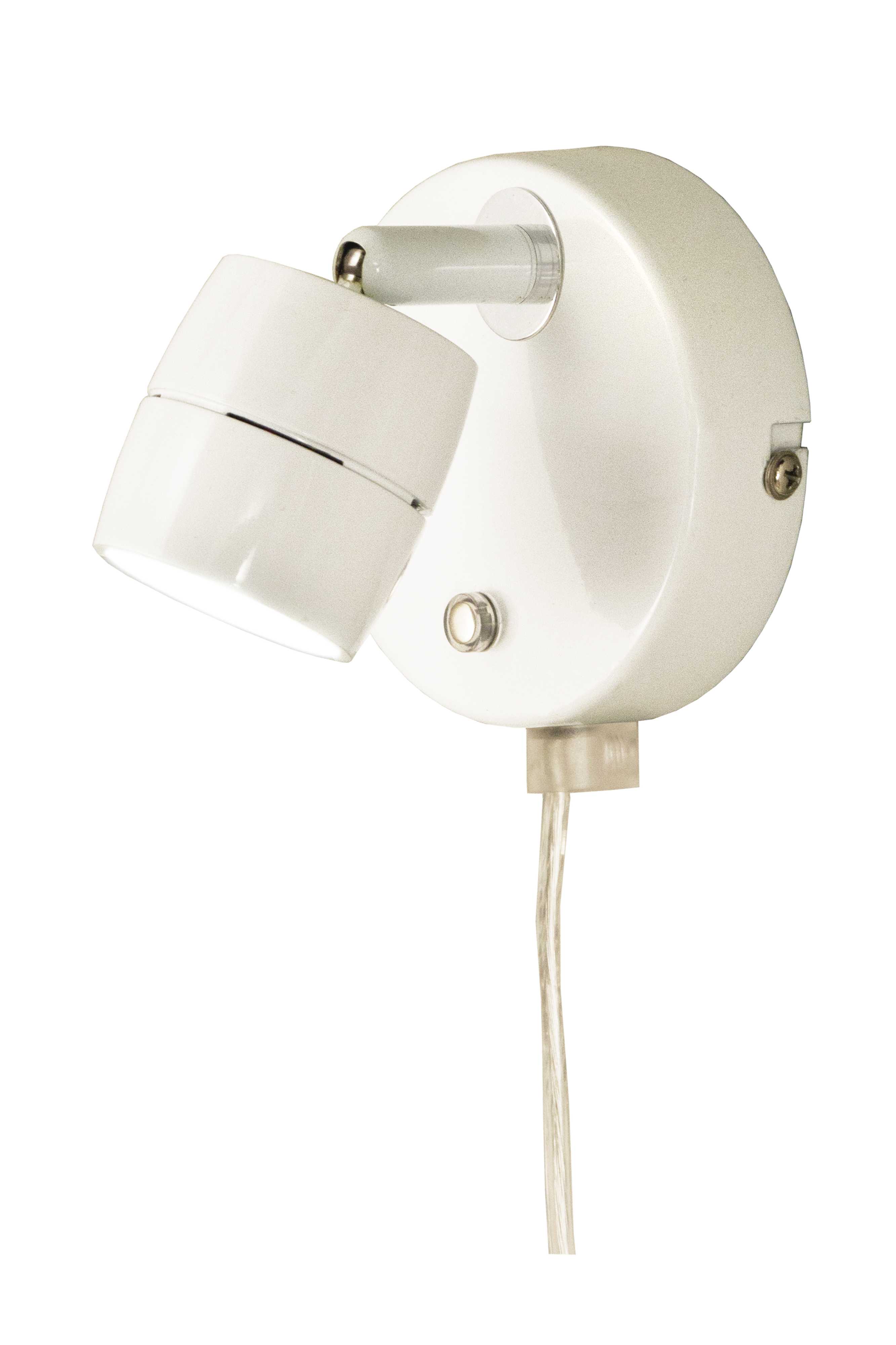 Aneta Lighting - LUMI veggspot hvit, LED 5W