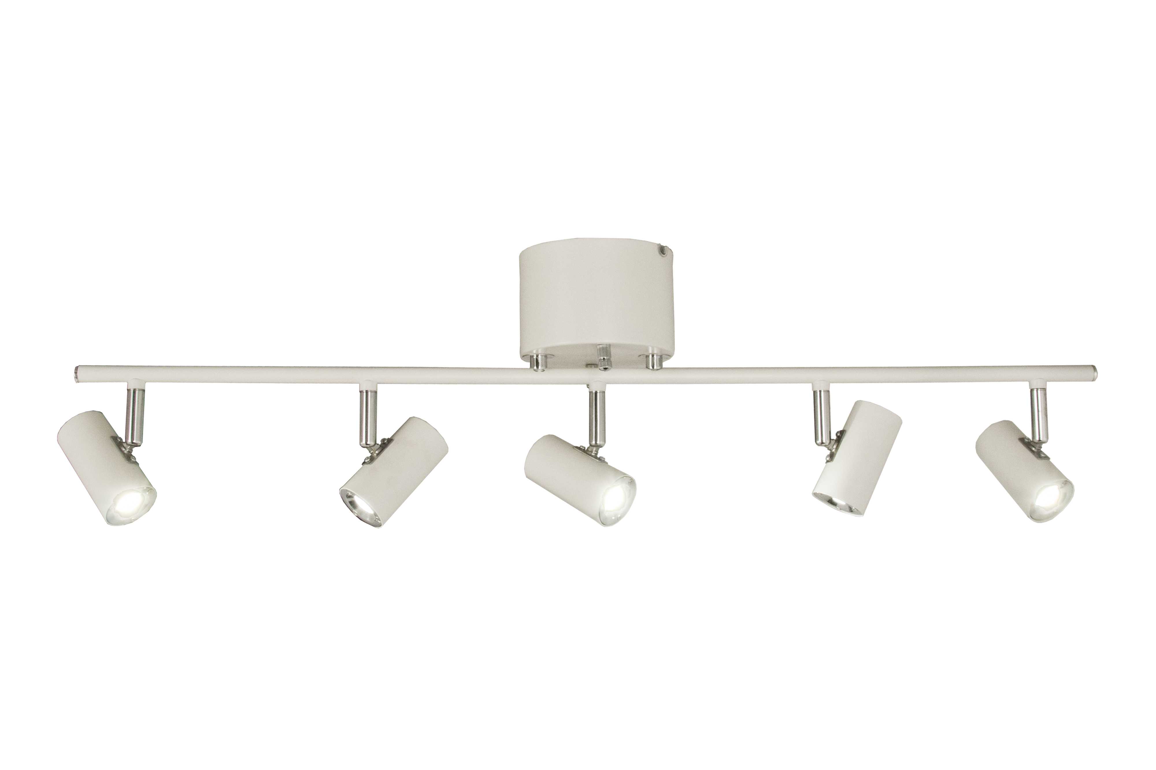 Aneta Lighting - GUSTO takspot skinne 5-lys hvit, LED 5W