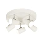 Aneta Lighting - PILOT takspot rund 5-lys hvit, max 5x50W GU10