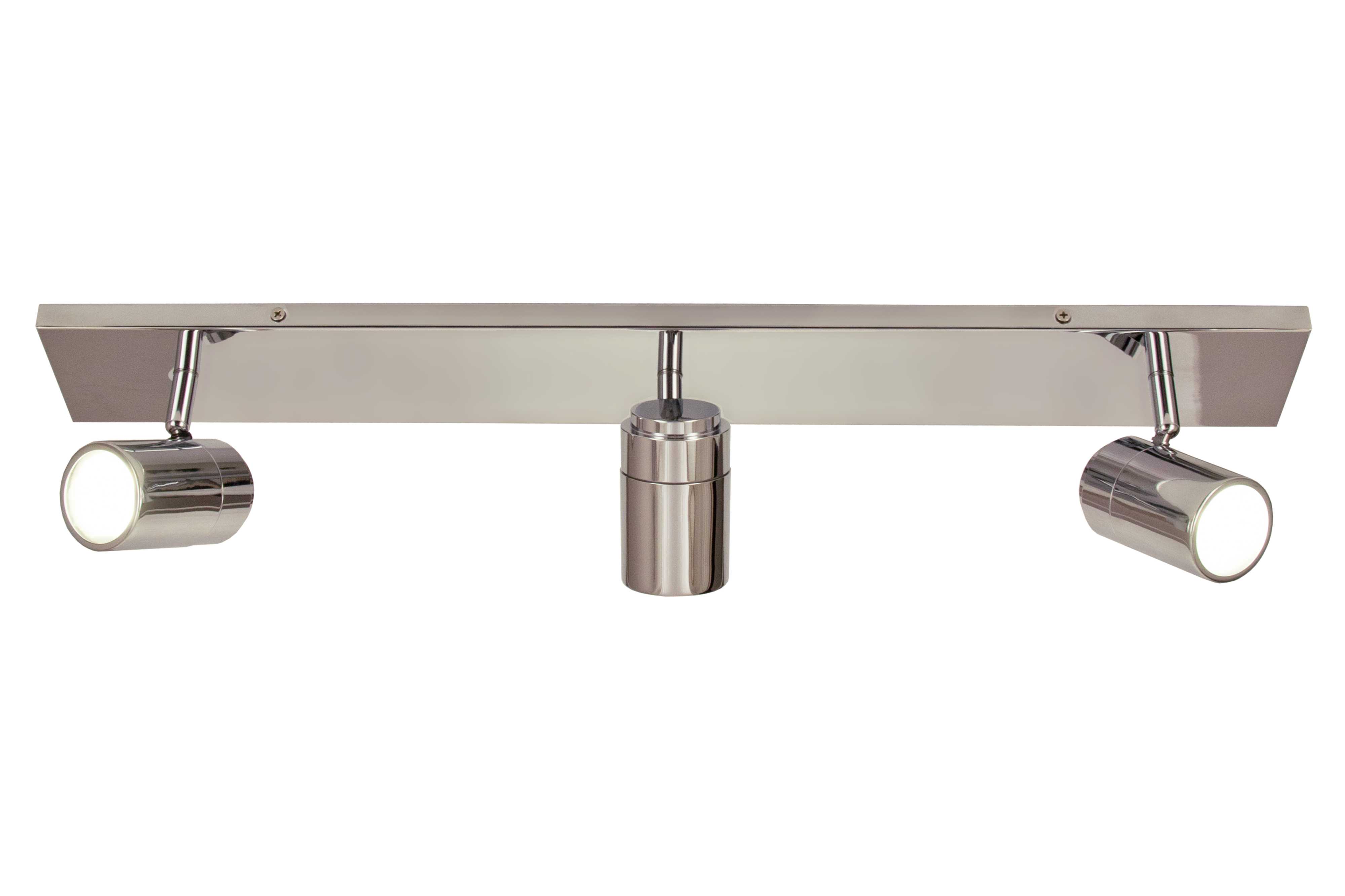 Aneta Lighting - LIVORNO spot 3-lys krom for tak/vegg. IP44, 3xGU10