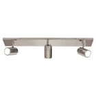 Aneta Lighting - LIVORNO spot 3-lys krom for tak/vegg. IP44, 3xGU10