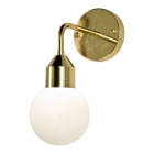Aneta Lighting - Florens Vegglampe Messing/Opal