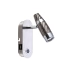 Aneta Lighting - CUBA veggspot stål/krom, LED 5W