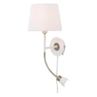 Aneta Lighting - EKETORP VEGGLAMPE HVIT/STÅL